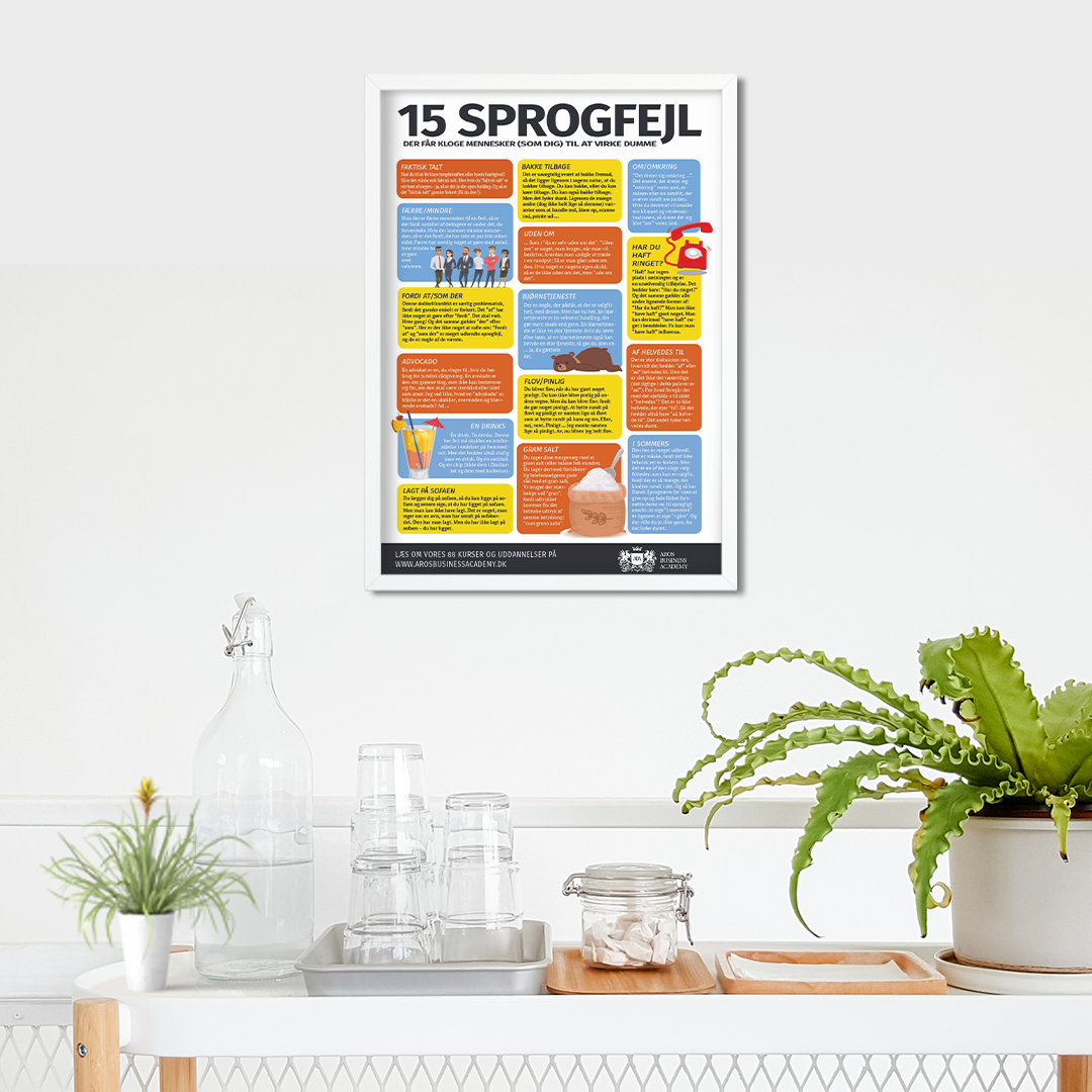 15 sprogfejl